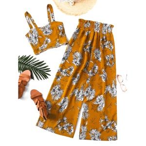 🌻JUST IN🌻Boho Floral Two Piece Pants Set🌻
